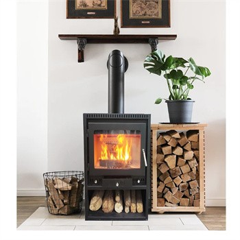 Apartment Modern Wooden Fireplaces
